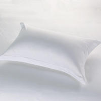 Ensemble de draps d'hôtel sur mesure, blanc, 100% coton, 4 pièces, vente en gros, ensemble de literie d'hôtel haut de gamme, blanc pur et simple
