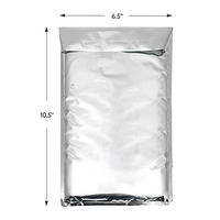 Enveloppes isothermes écologiques en polyéthylène pour expéditions à froid, sacs isothermes en feuille d'aluminium pour aliments congelés et bonbons