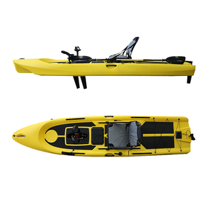 Kayak à pédales de 12 pieds personnalisable en usine nouveau bateau de pêche récréatif assis sur le dessus pour une utilisation en plein air sur le lac à <span class=keywords><strong>un</strong></span> <span class=keywords><strong>prix</strong></span> économique - Product Image 2