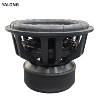 Subwoofer Mobil 15 Inch Kerangka Aluminium Dual Voice Coil Kelas Kompetisi Speaker Bass Pabrik Langsung OEM ODM