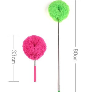 Cepillo de microfibra electrostática extensible y colorido, flexible, para limpieza del hogar y del coche, plumero pequeño para superficies irregulares - Product Image 5