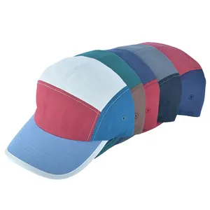 여름 남자 통기성 빠른 건조 캐주얼 스트리트 스포츠 모자 모듬 색상 미국 복고풍 여성 5 패널 스포츠 야구 모자