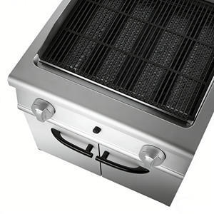 <span class=keywords><strong>Parrilla</strong></span> de Piedra Volcánica CPVKRY de Acero Inoxidable para Asar Carne, con Control de Temperatura para <span class=keywords><strong>Gas</strong></span> Natural/GLP, Fácil de Limpiar - Product Image 6