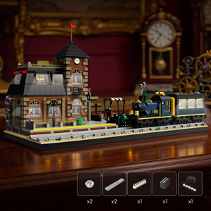 ชุดตัวต่อ Xbert 66194 3587 ชิ้น สถานีรถไฟยุโรป ของเล่นเสริมพัฒนาการทางเทคนิค ของเล่นพลาสติก ของขวัญเทศกาลทันสมัย - Product Image 6