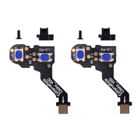 Botones táctiles de plástico de respuesta rápida para mando de PlayStation 5, kit de personalización de botones de parachoques