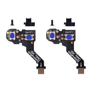 ชุดคลิกเมาส์ EXtremeRate ชุดคลิกแบบสัมผัส Tactile Click Hair Trigger Kit สำหรับคอนโทรลเลอร์ PS5 ปุ่มกันชนแบบกำหนดเองสำหรับ Playstation5 - Product Image 1