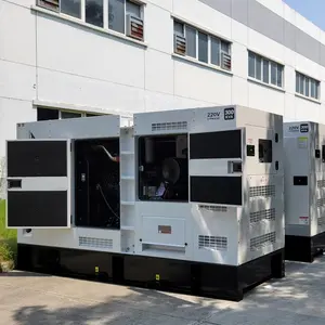 Nuova vendita di fabbrica alimentata dal motore corea Doosan DP086LA insonorizzato 200KW 250KVA generatore diesel set