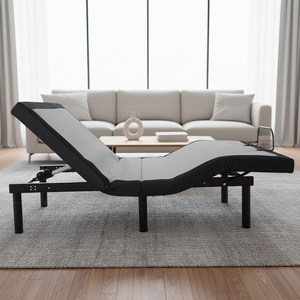 Cama Eléctrica Ajustable Nisco King Size con Diseño Superior, Estructura de Metal para Sala de Estar, Dormitorio, Apartamento, Estilo Contemporáneo - Product Image 1