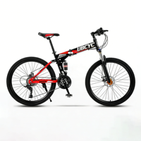 Vélo VTT 26 Pouces / Vélos 29 Pouces Tout Suspendu Pliant en Alliage d'Aluminium, Vélo de Montagne Homme Pas Cher 27.5 29er, Bicicleta en Promotion