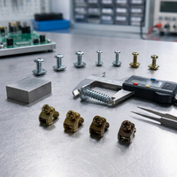 Vis de connexion en acier zingué avec rondelle carrée, fixations Sems pour raccordement électrique industriel