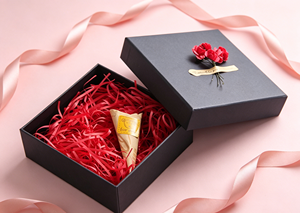 Boîte cadeau rigide noire de haute qualité en carton premium avec découpe précise - Product Image 3