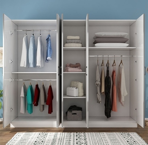 Armario de Madera Simple para el Hogar, Mueble de Almacenamiento para Dormitorio, Mueble para Sala de Estar - Product Image 4