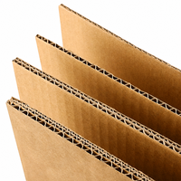 Carton d'emballage en carton ondulé épaissi à 3 couches, séparateurs et feuilles de papier pour emballage en gros