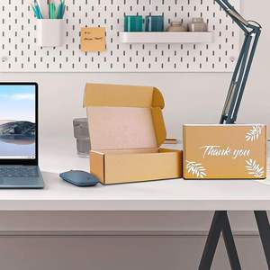 <span class=keywords><strong>Cajas</strong></span> de Envío de Cartón Corrugado para Pequeñas Empresas, Color Marrón, <span class=keywords><strong>Medidas</strong></span> Interiores 9x6x3 Pulgadas - Product Image 5