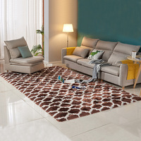 Meistverkaufter Hochwertiger Shaggy Teppich Zebra-Design Bedruckter PV-Plüschfell Dekorativer Wohnzimmer Schlafzimmer Shaggy Teppich