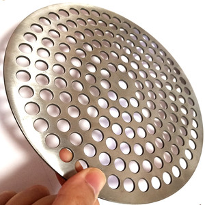 Feuille de treillis perforé en acier inoxydable 304 avec trous ronds, fil d'acier inoxydable de 1 à 6 mm d'épaisseur, treillis de protection - Product Image 6