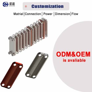Échangeur de chaleur à plaques brasées en acier inoxydable SS304, nickel, cuivre, pour chaudière CVC, réfrigérant, OEM, sur mesure, usine - Product Image 2