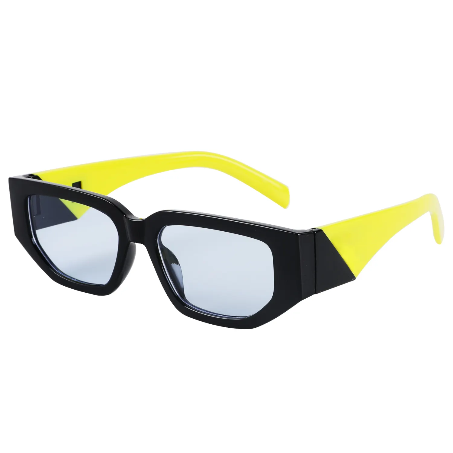 نظارات شمسية صيفية ترويجية للرجال نظارات شمسية مستقطبة مربعة من البلاستيك سوداء الظلال نظارات شمسية