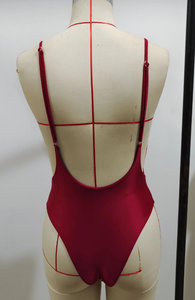 LOGO PERSONNALISÉ Femmes Coupe Haute Une Pièce Bikini Tummy Control Bas Dos Encolure Dégagée Rétro Années 80 <span class=keywords><strong>Maillot</strong></span> <span class=keywords><strong>De</strong></span> <span class=keywords><strong>Bain</strong></span> String <span class=keywords><strong>Maillot</strong></span> <span class=keywords><strong>De</strong></span> <span class=keywords><strong>Bain</strong></span> Brésilien - Product Image 6