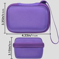 Mallette de rangement de jouets interactive Bitzee personnalisée coque en EVA dure avec fermeture à glissière solution de transport protectrice écologique pour animaux de compagnie numériques