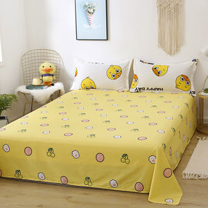 Juego de ropa de cama con estampado de pato amarillo para niños, edredón con dibujos animados, precio barato, 4 Uds. - Product Image 6