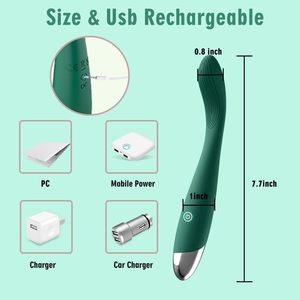 Women's Clitoral G-Spot Female Vibrator <strong>Wand</strong> with 10 Speeds Clitoral Nipple Stimulator - Product Image 5