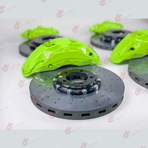 Kit de disques de frein en céramique carbone Aplus Racing 10N 10 Pot avec revêtement en carbure de silicium R20 pour Audi A4 RS7 S4 2015 - Product Image 2