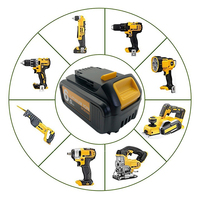 Baterai Lithium Ion Isi Ulang untuk Perkakas Listrik Tanpa Kabel Desain Baru Dewalt Dcb200 Dcb204 Dcb205 Dcb20