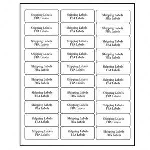 Étiquettes d'<span class=keywords><strong>adresse</strong></span> auto-adhésives blanches A4 découpées à l'emporte-pièce Étiquettes postales vierges sans bois pour étiquettes d'emballage en demi-feuille FBA 2UP 6UP 30UP - Product Image 3