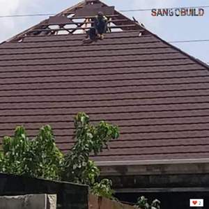 Tejas de aluminio para techo, láminas de metal recubiertas de piedra, acero y Zinc, precio en Malaui, Guinea - Product Image 2