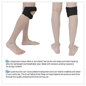 Neoprene Patella Stabilizer Girdle-One Size Fits Most Professional Protection <b>Knee</b> Pain Relief for Football & Outdoor Sports - Product Image 5