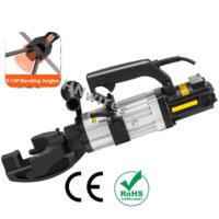 Máquina dobladora de barras de refuerzo eléctrica hidráulica de alta calidad de fábrica de China, máquina dobladora de Metal, voltaje y enchufe personalizables