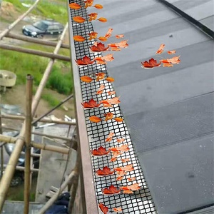 Garde-<span class=keywords><strong>feuille</strong></span> de gouttière en plastique léger | <span class=keywords><strong>Protection</strong></span> de drainage de toit bricolage | Flexible et facile à installer - Product Image 4