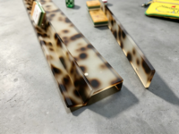 Set Rak Mahjong Akrilik Portabel dengan Penggeser Magnetik, Pola Cangkang Kura-kura Amber, Peralatan Permainan Papan Amerika