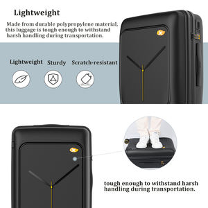 MGOB Grande valise <span class=keywords><strong>de</strong></span> qualité supérieure OEM ODM Valise en PP Bagages légers 20 24 pouces <span class=keywords><strong>2</strong></span> en 1 - Product Image 4