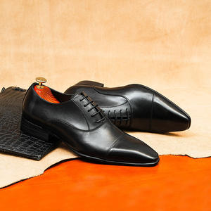 Nouvelle Tendance – Chaussures Homme en Cuir Véritable Brillant, Style Britannique Sportif Décontracté, à Enfiler, Légères, Antidérapantes et Respirantes pour l'Automne – DSYX - Product Image 4