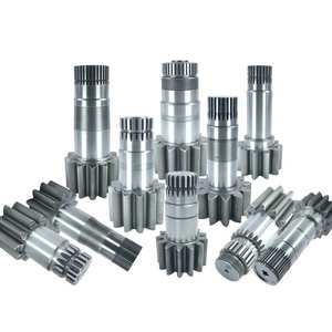 Arbre de pignon de moteur de voyage d'excavatrice Boîte de vitesse de moteur d'oscillation Arbre d'entraînement <span class=keywords><strong>final</strong></span> d'engrenage solaire - Product Image 1