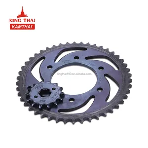 KAMTHAI TOKOYA 428 428H Motocicleta Roda Dentada Cadeia Kit 415 420 428 428H 520 530 Roller Cadeia Motocicleta Cadeia Para YAMAHA EXCITER