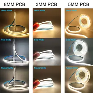 Профессиональные Заводские светодиодные световые полосы с регулируемой яркостью, 5 ММП-CB 400 светодиодов 12 В/24 В COB светодиодные полосы luzes fita de luz tiras luces LED