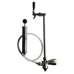 slim beer keg party pump with Kenyan S keg coupler