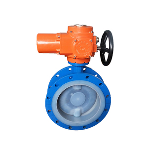 Válvula de Mariposa de Hierro Dúctil de Doble Brida de Gran Tamaño (1000 mm) de Alto Rendimiento y Amplia Aplicación para Control de Agua - Product Image 1