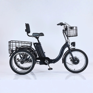 Vente en gros d'usine <span class=keywords><strong>Tricycle</strong></span> <span class=keywords><strong>électrique</strong></span> <span class=keywords><strong>pliable</strong></span> à batterie au lithium de 20 pouces 3 roues 7 vitesses E-Trike <span class=keywords><strong>pliable</strong></span> pour adultes et personnes âgées 45 km - Product Image 1