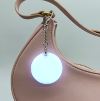 Lampe de sac à main portable à capteur tactile LED avec chargement Type-C, porte-clés lumineux, cadeau pour femme