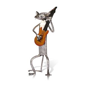 Popolare Cat Band ferro arte metallo ornamenti decorativi transfrontalieri artigianato chitarra sassofono strumenti musicali accessori - Product Image 6