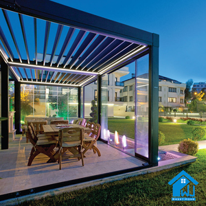 Pergola Bioclimatica in Alluminio Motorizzata Sweet Home, Personalizzabile, Impermeabile ed Ecologica - Product Image 5