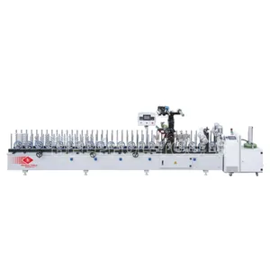 helpful brand HZ350B-PUR pvc door frame wall panel pvc laminating profile wrapping other woodworking machine