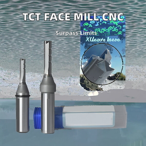 Fresa de extremo TCT de grado industrial YF, 4 filos, 10-12 grados de helicidad, acero aleado recubierto de titanio, vástago de 1/2 pulgada, HRC65, para recorte de bordes CNC, personalizable OEM - Product Image 2
