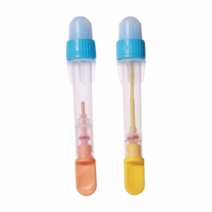 Fournitures de laboratoire, tubes tampon en plastique PP pour analyse pathologique, collecte de selles, récipients pour selles, 2,0 ml, blanc original - Product Image 3