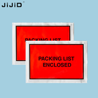 JiJiD pochettes adhésives d'expédition de haute qualité, étanches, faciles à peler et à sceller, liste d'emballage, enveloppe
