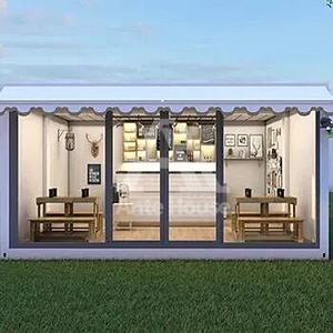 创新的两层防火钢住宅 | 环保胶囊房概念，带木质容器舱和露台 - Product Image 2